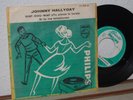 JOHNNY HALLYDAY Wap-Dou-Wap / Si Tu Me Telephones SUPER RARE DANISH PS  45 rock