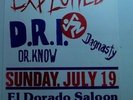vintage org EXPLOITED D.R.I. DR KNOW 11x17 Punk Flyer poster kbd hardcore h/c