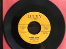 RARE OHIO ROCKABILLY 45 on LUCKY RUDY THACKER and THE STRINGBUSTERS  BLACK TRAIN