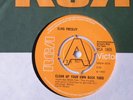 ELVIS PRESLEY CLEAN UP YOUR OWN BACK YARD 45 UK RCA 1969 DJ DEMO PROMO