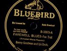 BENNY GOODMAN ORCH.  Farewell Blues / Margie     Schellackplatte 78rpm     X2365