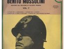 Benito Mussolini Lp Vinyl The Speeches From The Balcony Palazzo Venice New