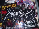 Emperor Patch Backpatch Back Patch Shape Black Metal