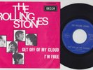 The ROLLING STONES * Get Off Of My Cloud 45 * 1965 Belgian Pink PIC. SLEEVE *