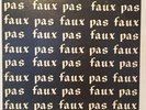 FAUX PAS S/T Private ROCK Lounge LP psych