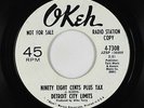 Funk Mod 45 - Detroit City Limits - Ninety Eight Cents Plus Tax - Okeh - promo