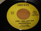 Rare Northern Soul The Philharmonics I need, need your love Soulin'
