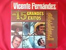 RARE LATIN VINYL LP VICENTE FERNANDEZ LOS 15 GRANDES EXITOS CBS DCL-20422 VINILO