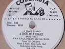 CAB CALLOWAY CHU BERRY COLUMBIA 38171 PROMO WHITE LABEL 78 RPM JAZZ VOCAL & INST