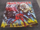Iron Maiden, Number of the Beast, vinyl LP, UK pressing EMC3400, A2 B3  EX+/EX+