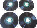 SEEBURG Background Music Records   CHRISTMAS Green Labels   Set of 4