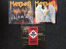 Manowar Vinyl Set - Battle Hymns; Sign of the Hammer; Fighting the World