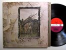LED ZEPPELIN untitled IV - rare UK 1st press plum/red SUPERHYPE STICKERS zoso
