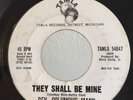 Black Gospel Soul PROMO 45 Rev Columbus Mann They Shall Be on Tamla HEAR