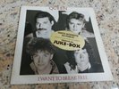 Queen I want Break free machines  back to  humans  PS France  JUKE BOX 45  1984