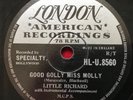 Little Richard 78  London records Vg Good Golly miss Molly / hey hey hey hey
