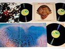 PINK FLOYD Meddle + Relics + Obscured By Clouds LP Record Harvest Pressing Lot