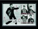 Framed Elvis Presley 'Jailhouse Rock' Stamp Sheet