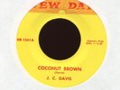 J.C. DAVIS Coconut Brown on New Day Funk 45 Hear