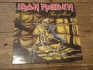 Iron Maiden Piece Of Mind A2U/B1U black inner sleeve uk vinyl lp