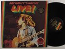 BOB MARLEY & THE WAILERS Live  ISLAND LP VG+ uk
