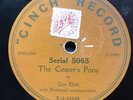 MUSIC HALL LEGEND GUS ELEN ‘THE COSTER’S PONY’ 1913 CINCH 78 - RARE