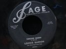 Lonnie Barron-Teenage Queen/Please Blue Heart-Sage 230-RARE ROCKABILLY