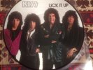 KISS lick it up 1986 PHONOGRAM DUTCH KISS ARMY PICTURE DISC PIC 814 297-1 *96*
