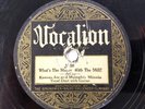 KANSAS JOE & MEMPHIS MINNIE 78 VOCALION 1550 What's The Matter With The Mill V+