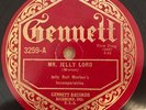 JAZZ 78RPM ; JELLY ROLL MORTON'S INCOMPARABLES GENNETT 3259 Beautiful Copy