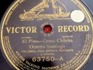 OCTETO SANTIAGO TERESA DIAZ-CHILE ORIGINAL 78 RPM SHELLAC CUECA FOLKLORE