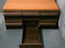 Retro Tape Music Cassette Teak Effect Storage Box 6 Drawers 72 Tape Capacity