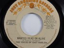 Funk 45 VOICES OF EAST HARLEM Wanted Dead Or Alive JUST SUNSHINE HEAR