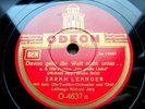 0760/ZARAH LEANDER-Davon geht die Welt nicht unter-Blaue Husaren-78rpm Schellack