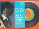 MICHAEL JACKSON-JUST A LITTLE BIT OF YOU ITALY 7'' PS 1975 UNIQUE COVER&LABEL