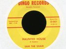 SAM THE SHAM Haunted House on Dingo Halloween Horror Rocker 45 Hear