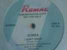 Korea I Don't Know U.K Romac Demo
