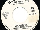 Elvis Presley 45 WHITE LABEL PROMO 47-9115 Long Legged Girl THAT'S SOMEONE YOU..
