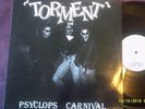 TORMENT-PSYCLOPS CARNIVAL PSYCHOBILLY LP SIGNED SLEEVE