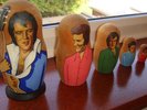 ELVIS PRESLEY super 5-piece wooden Russian doll set