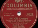 FRANKIE CARLE / HIS ORCHESTRA One More Tomorrow (Original 1946 U.S. 10inch)