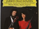 MARTHA ARGERICH & MISCHA MAISKY BACH CELLO SONATAS DGG DIGITAL ED.1 415471-1 NM
