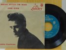 Eddie Cochran 45 w PS Mean When Im Mad bw One Kiss on Liberty