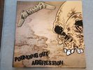 METALLICA  - POUNDING OUT AGGRESSION   COVER AND INLAYS ONLY  RARE