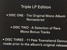 The Who MY GENERATION SEALED TRIPLE VINYL LP. 3LP. Inc 11 Demos The Jam Mods