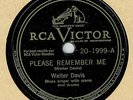 BLUES 78 : WALTER DAVIS ON RCA VICTOR 20-1999 IN E CONDITION