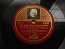 Winston Churchill Speeches This was Their Finest Hour 3 x 78' HMV set