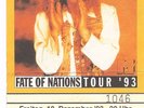 Robert Plant (Led Zeppelin)  In Concert 1993  Ticket/Konzertkarte/Eintrittskarte