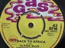 ALTON ELLIS Back To Africa NEVILLE HINDS Delivered GAS 164 1971 Reggae Vinyl EX-