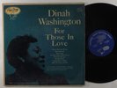 DINAH WASHINGTON For Those In Love EMARCY LP VG+ mono